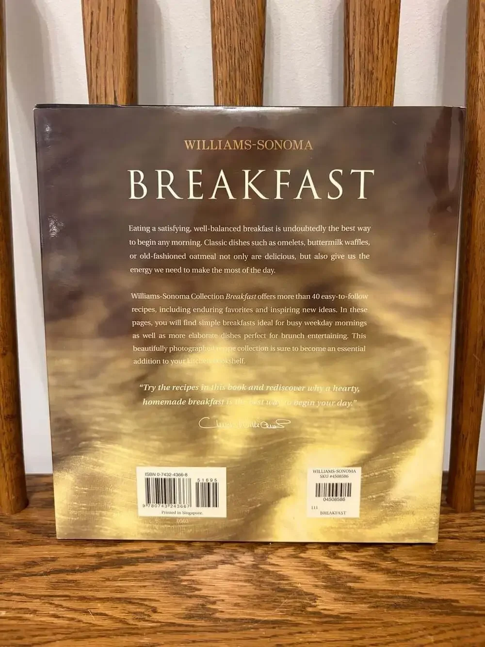 Williams-Sonoma Collection: Breakfast Hardcover Cookbook